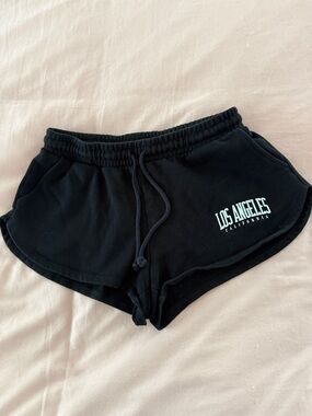 Aeropostale Los Angeles Black girls/ women’s soft Lounge Shorts Size XS
